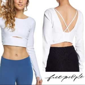 Free People movement rising sun crop top